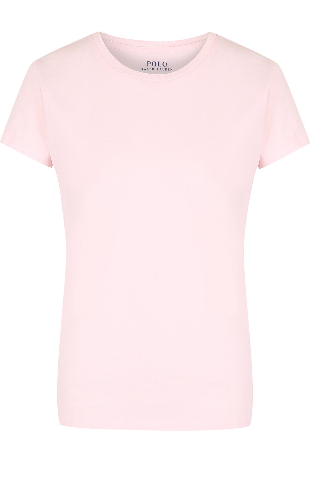 Однотонная хлопковая футболка с круглым вырезом POLO RALPH LAUREN, арт. 211663089, фото 1