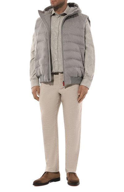 Хлопковая рубашка BRUNELLO CUCINELLI, арт. MY6200627W, фото 2