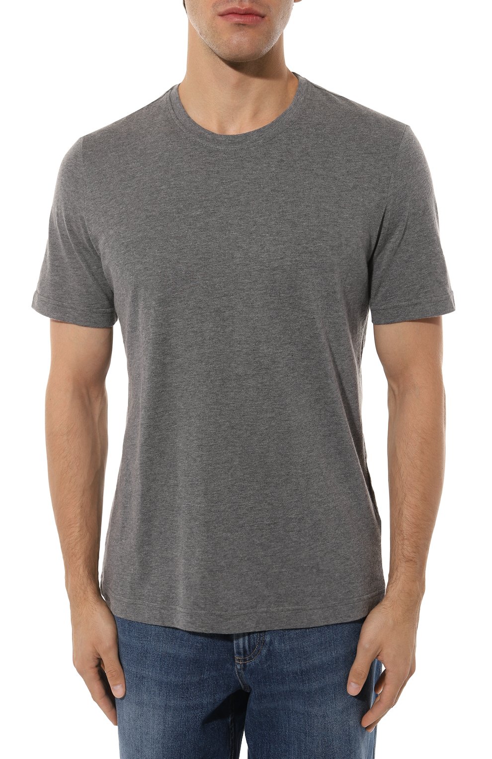 Футболка из хлопка и кашемира CAPOBIANCO, арт. 15M660.WS00./58-60, фото 3