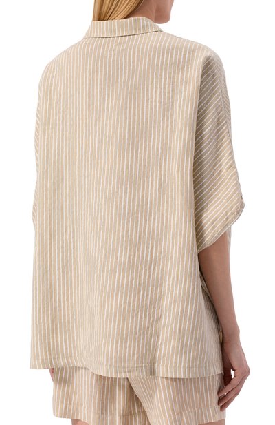 Льняная рубашка 120% LINO, арт. 33ALIW1PLA/000G470, фото 4