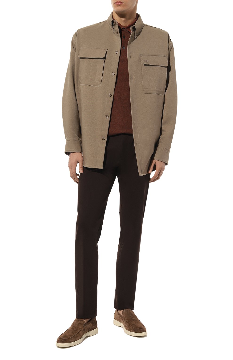 Хлопковые брюки ZEGNA, арт. UCI14A6/TR14, фото 2