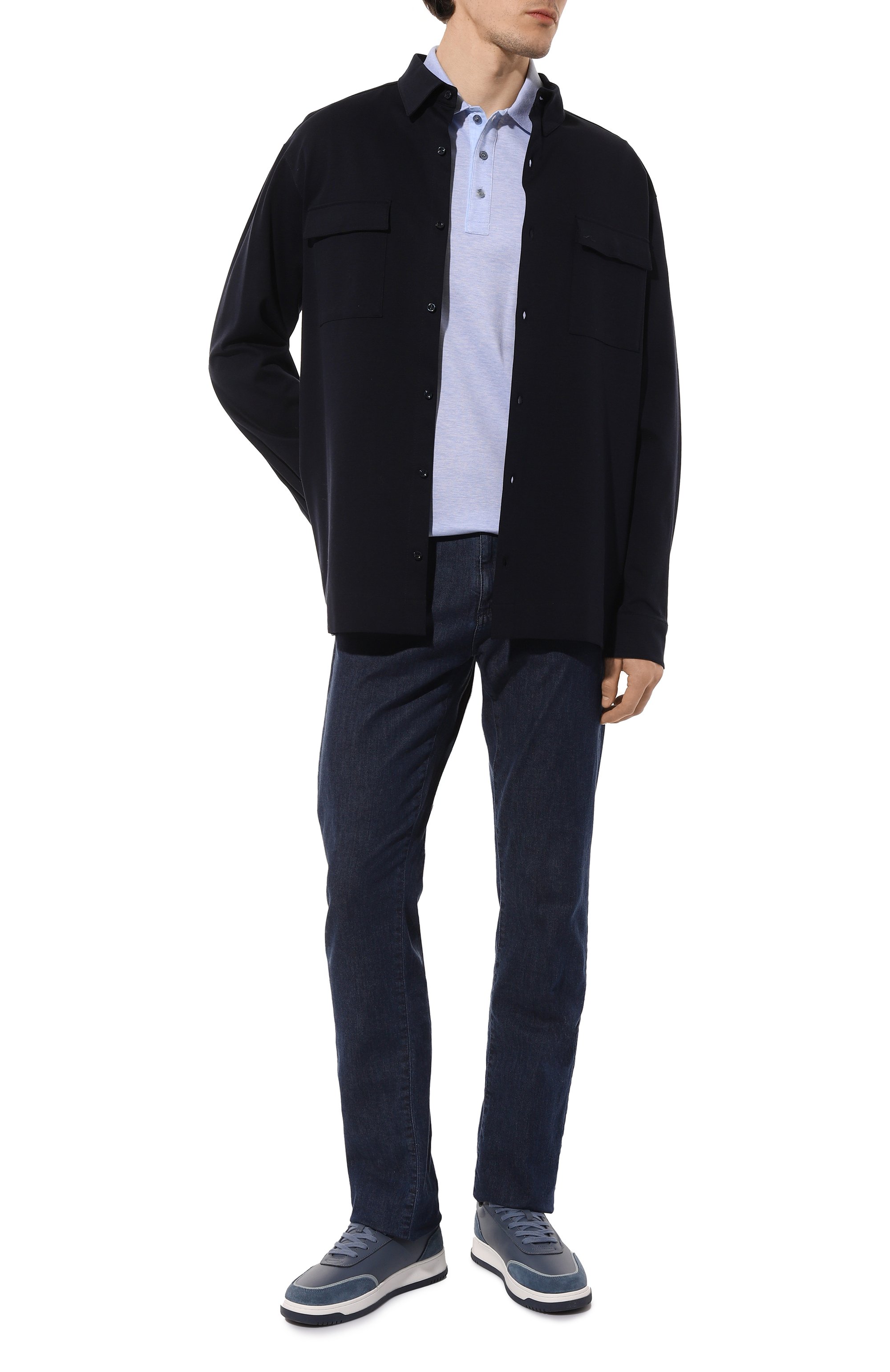 Хлопковое поло PAUL&SHARK, арт. 25411224/L, фото 2