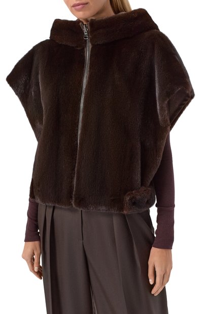 Двусторонний жилет из норки VICTORIA KUSENKOVA, арт. 820209104688, фото 3