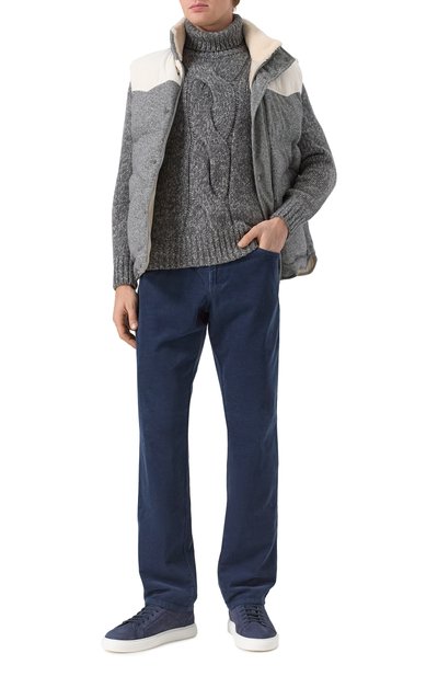 Кеды из нубука BRUNELLO CUCINELLI, арт. MZUDBTJ281, фото 2