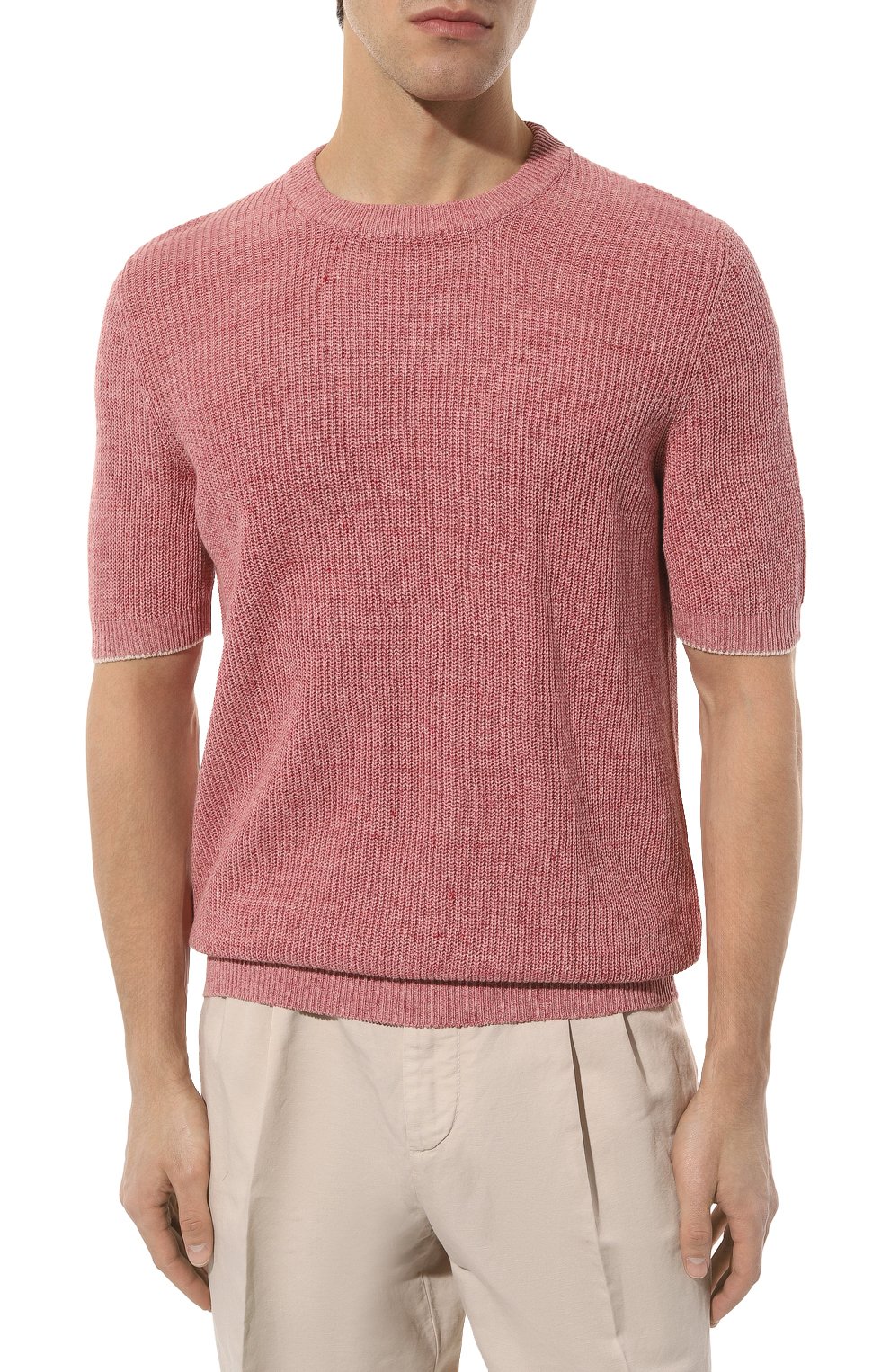  Джемпер изо льна и хлопка BRUNELLO CUCINELLI, арт. M2L70B2257, фото 3