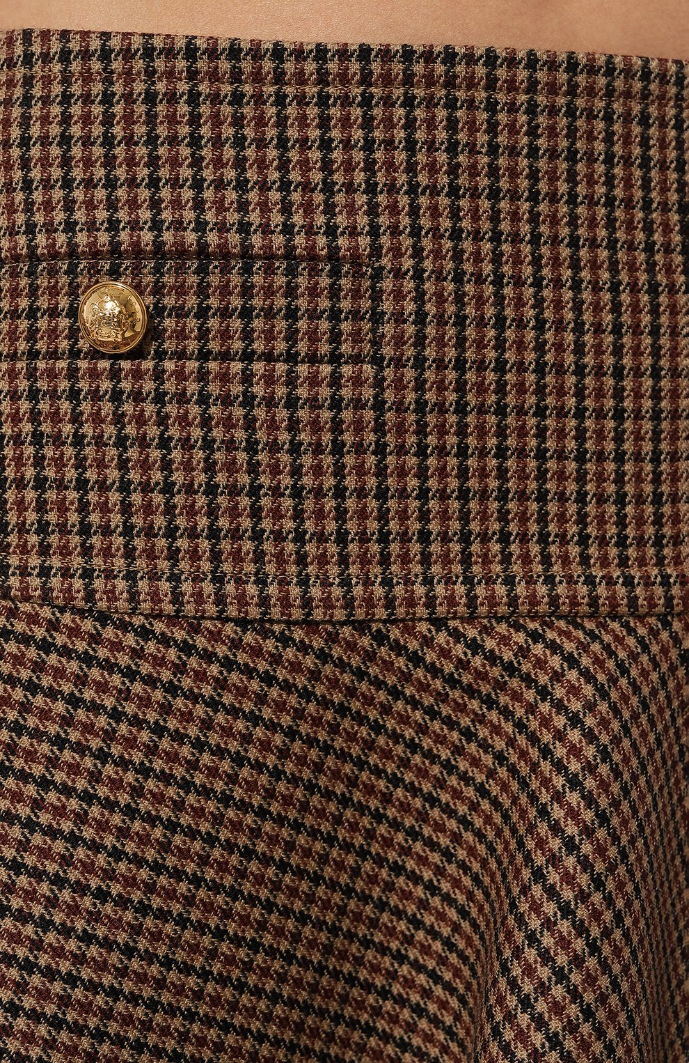 Юбка из шерсти и хлопка CELINE, арт. 2J677/064V, фото 5