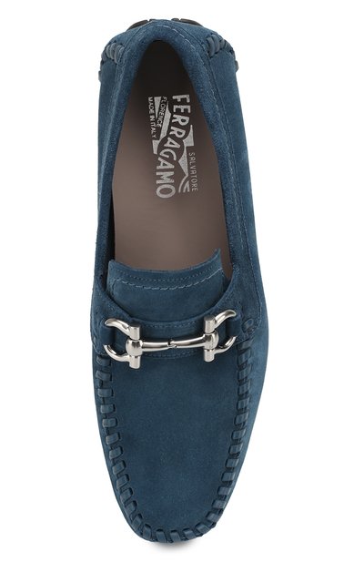 Замшевые мокасины FERRAGAMO, арт. Z-07037283E, фото 5