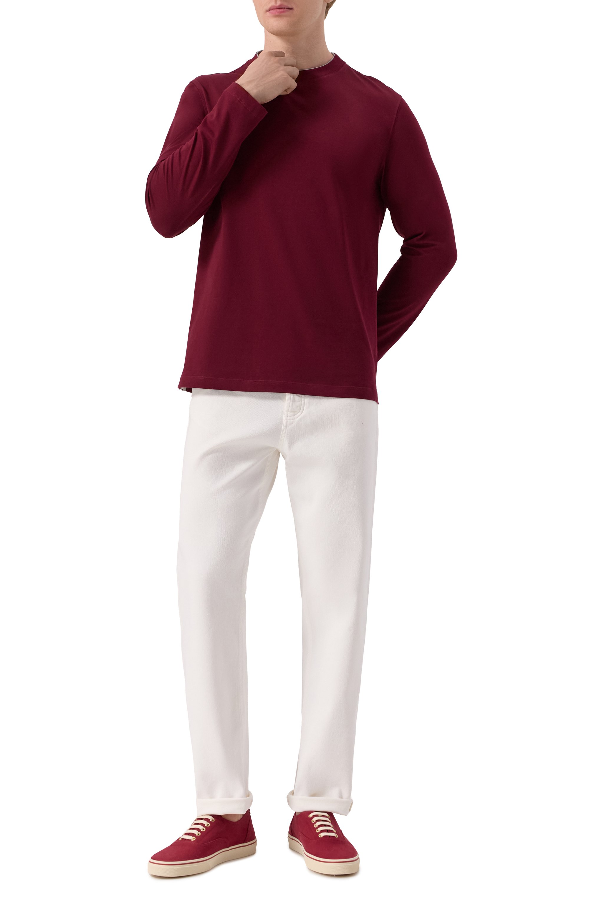 Текстильные кеды BRUNELLO CUCINELLI, арт. MPURPSZ334, фото 2