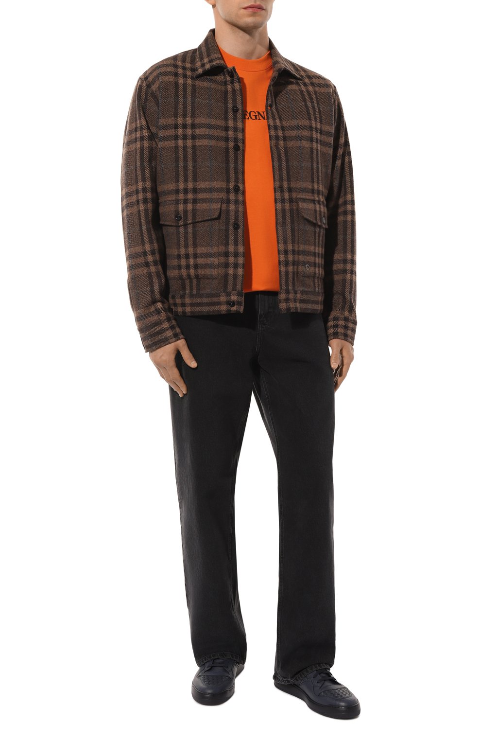 Хлопковая футболка ZEGNA, арт. UD364A7/D777, фото 2