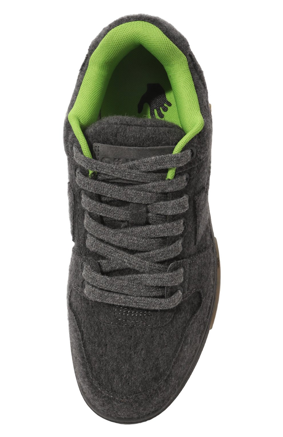 Текстильные кеды out of office OFF-WHITE, арт. OWIA259F22FAB0010707, фото 6