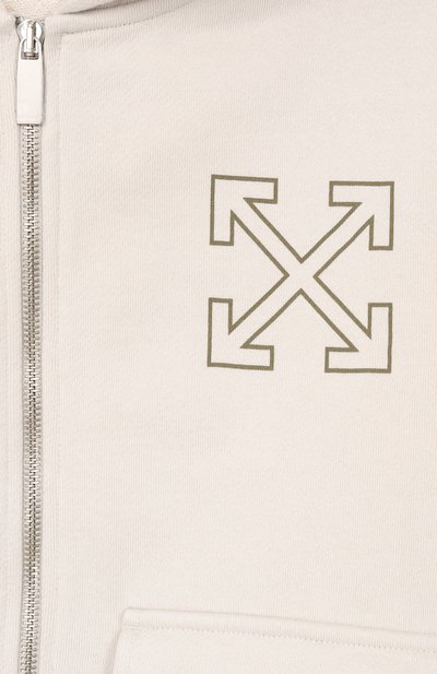 Хлопковая толстовка OFF-WHITE, арт. 0BBE005S26FLE001, фото 3