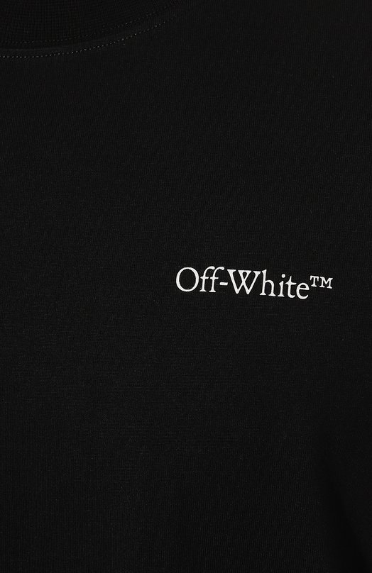 фото Хлопковая футболка off-white