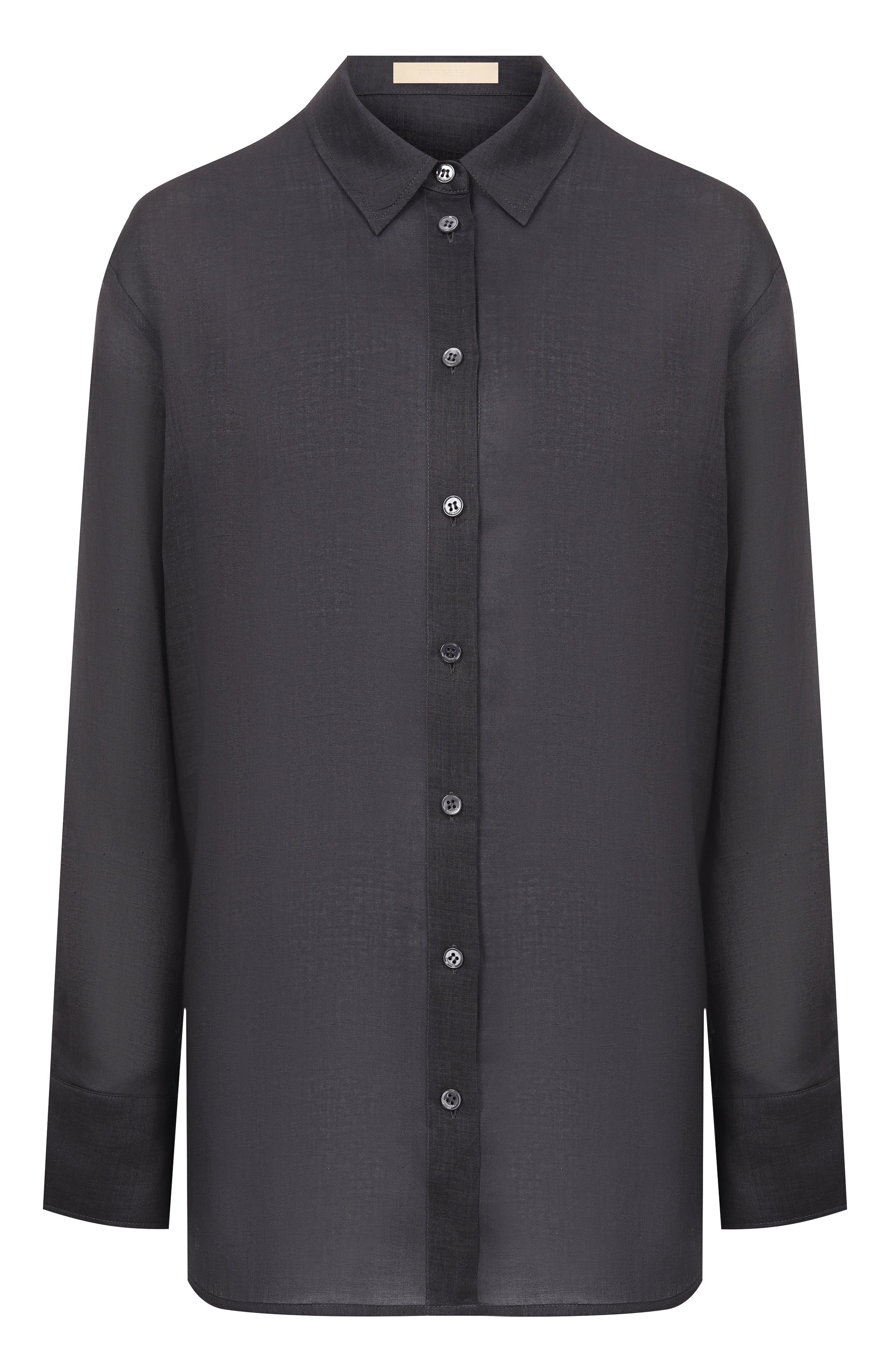 Рубашка 12 STOREEZ черного цвета по цене 13000 руб., арт. 137343, фото 1 Рубашка 12 STOREEZ, арт. 137343, фото 1