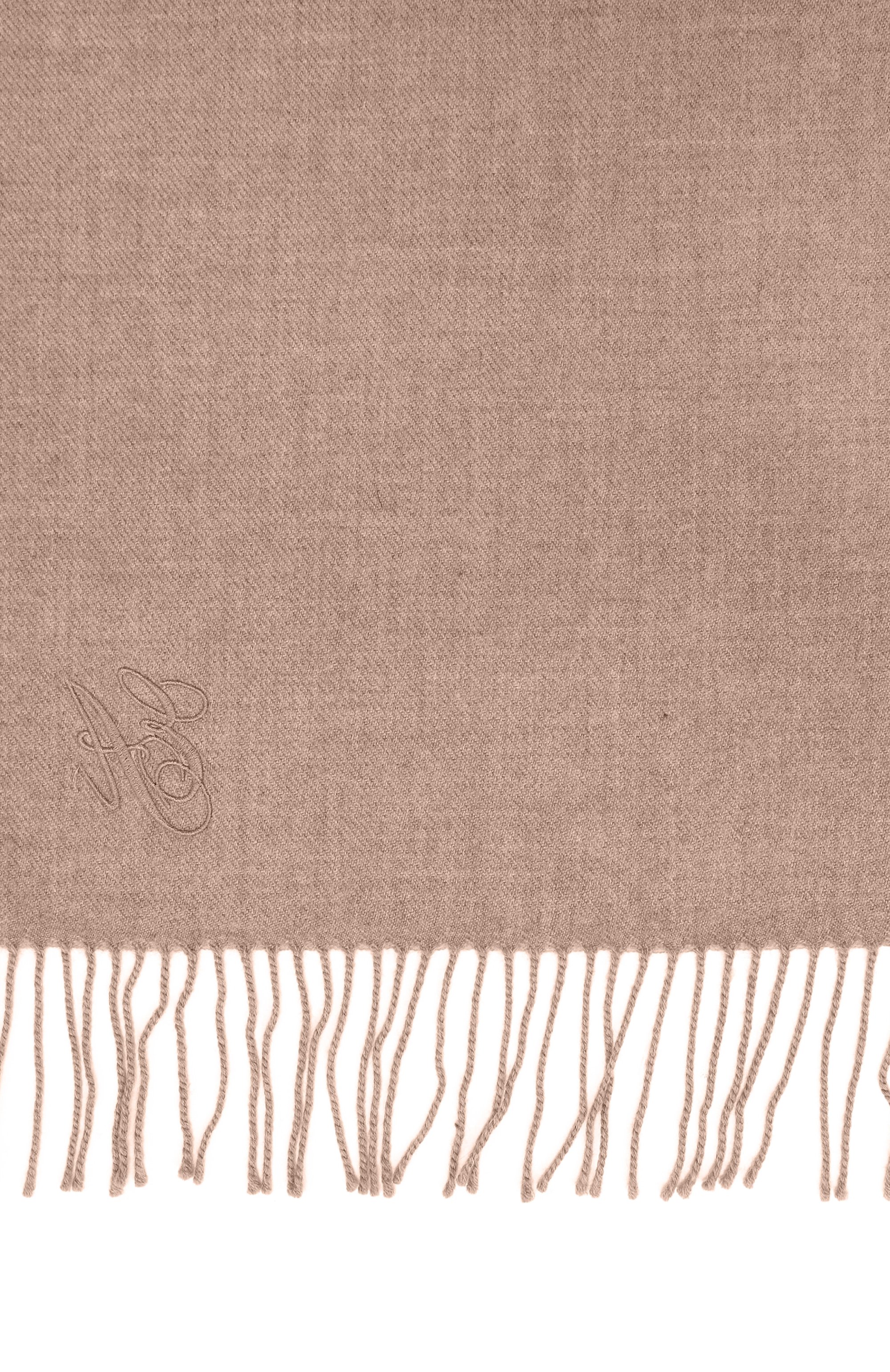 Шерстяной шарф EMPORIO ARMANI бежевого цвета по цене 31500 руб., арт. EW003165/AF20044, фото 4 Шерстяной шарф EMPORIO ARMANI, арт. EW003165/AF20044, фото 4