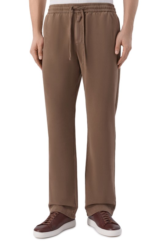 Хлопковые брюки Circolo 1901 CN5202 Коричневый  CN5202 Фото 3