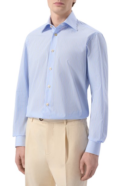 Хлопковая сорочка KITON, арт. UCCH09604, фото 3