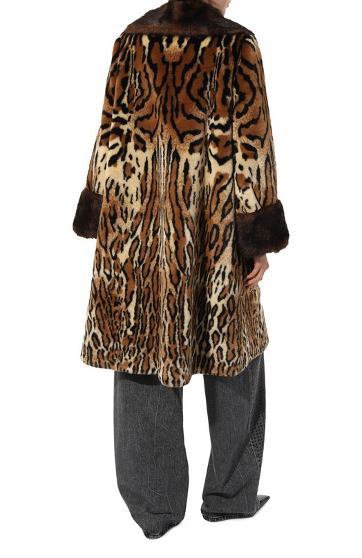 Шуба из экомеха Gucci 573151 XEAA1 Леопардовый  573151 XEAA1 Фото 4