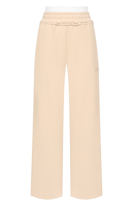 Хлопковые брюки Comme des Fuckdown CFABW01591 Бежевый CFABW01591