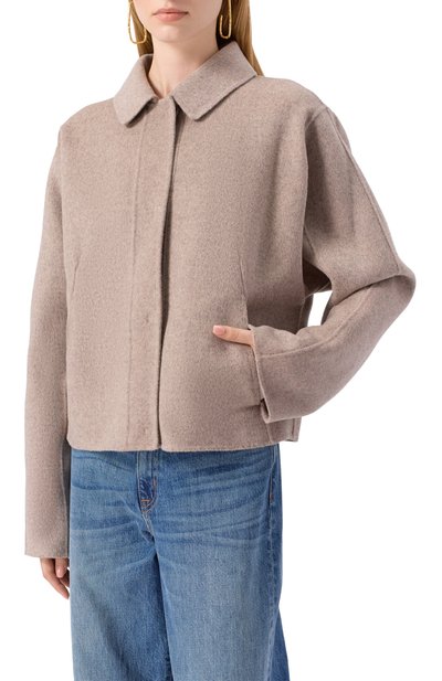 Шерстяное полупальто BOSS, арт. 50543170, фото 3