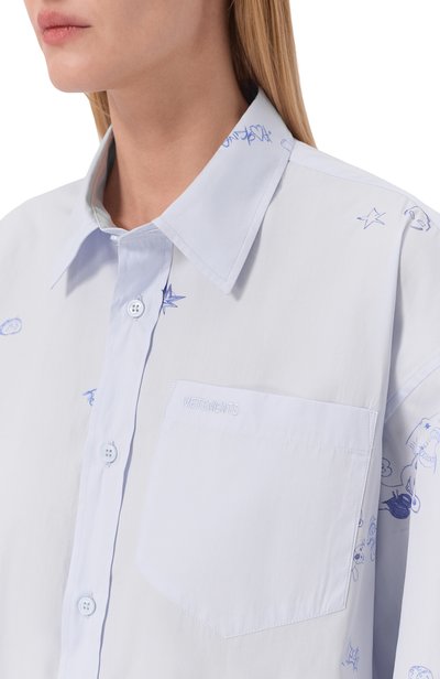 Хлопковая рубашка VETEMENTS, арт. MH27SH256LB, фото 5