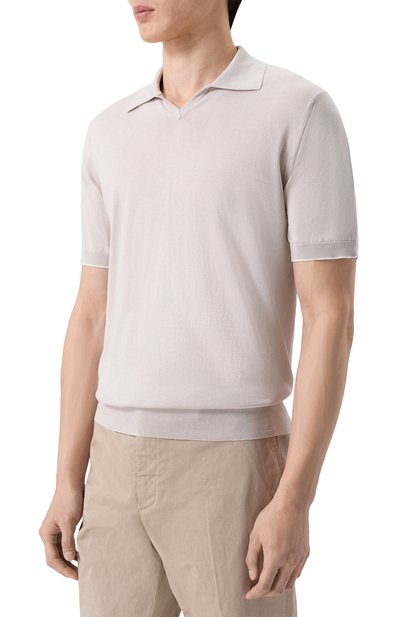 Хлопковое поло BRUNELLO CUCINELLI, арт. M29800145, фото 3