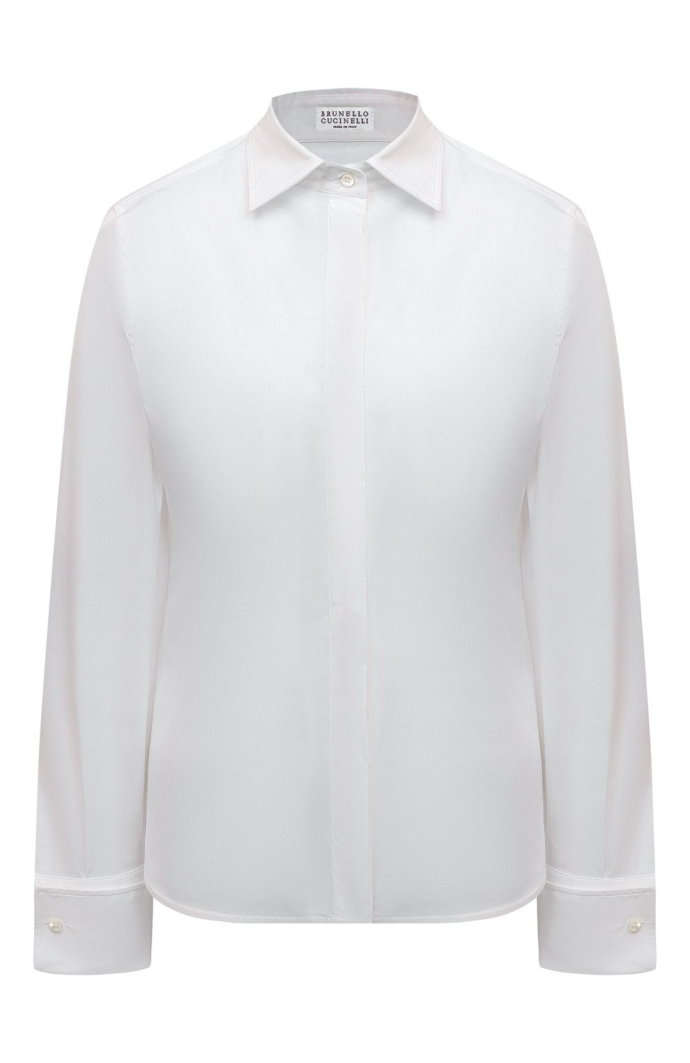 Хлопковая рубашка BRUNELLO CUCINELLI, арт. M0091MM606, фото 1