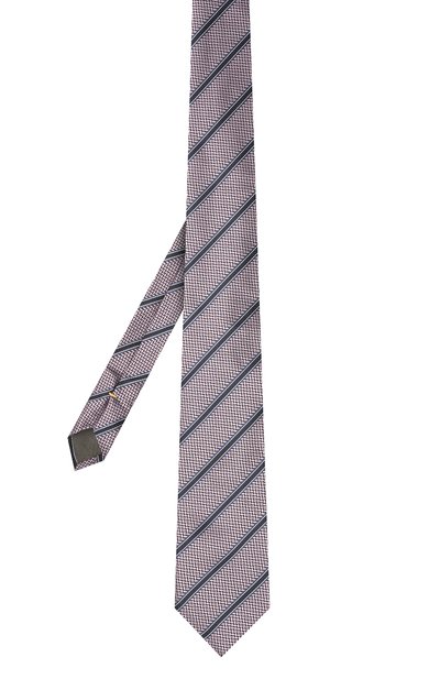 Шелковый галстук CANALI сиреневого цвета по цене 11800 руб., арт. 24/HJ03165, фото 2 Шелковый галстук CANALI, арт. 24/HJ03165, фото 2