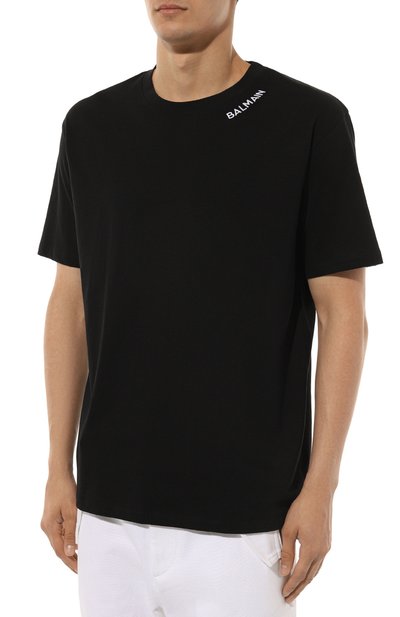 Хлопковая футболка BALMAIN, арт. DH1EG000/BC62, фото 3