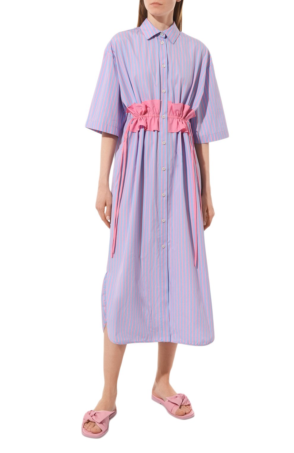Хлопковое платье MSGM, арт. 3441MDA30Y 237111, фото 2