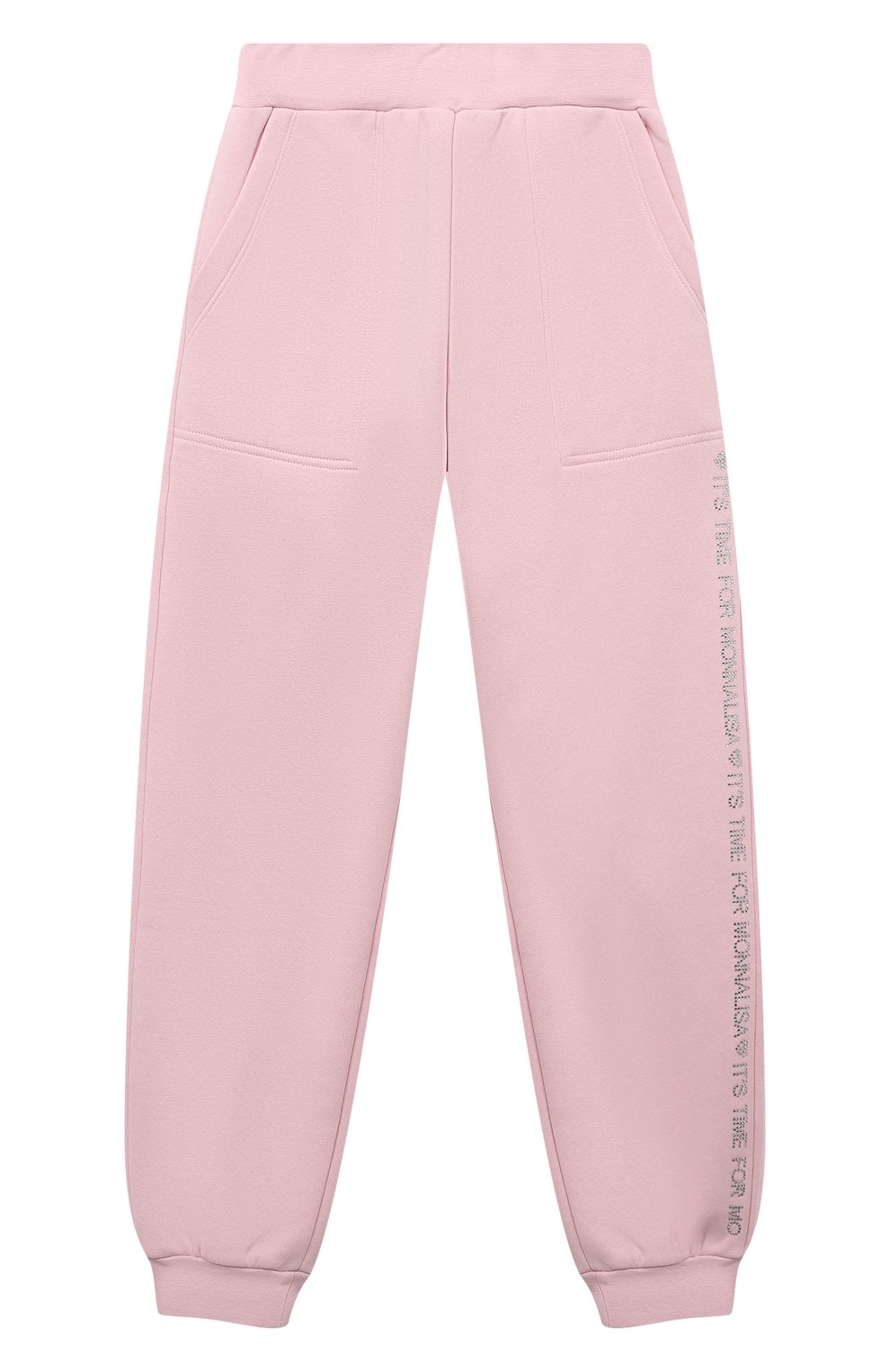 Хлопковые джоггеры MONNALISA, арт. 17B401, фото 1