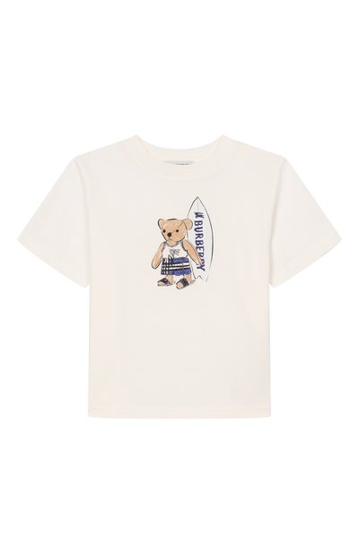 Хлопковая футболка BURBERRY, арт. 8121289