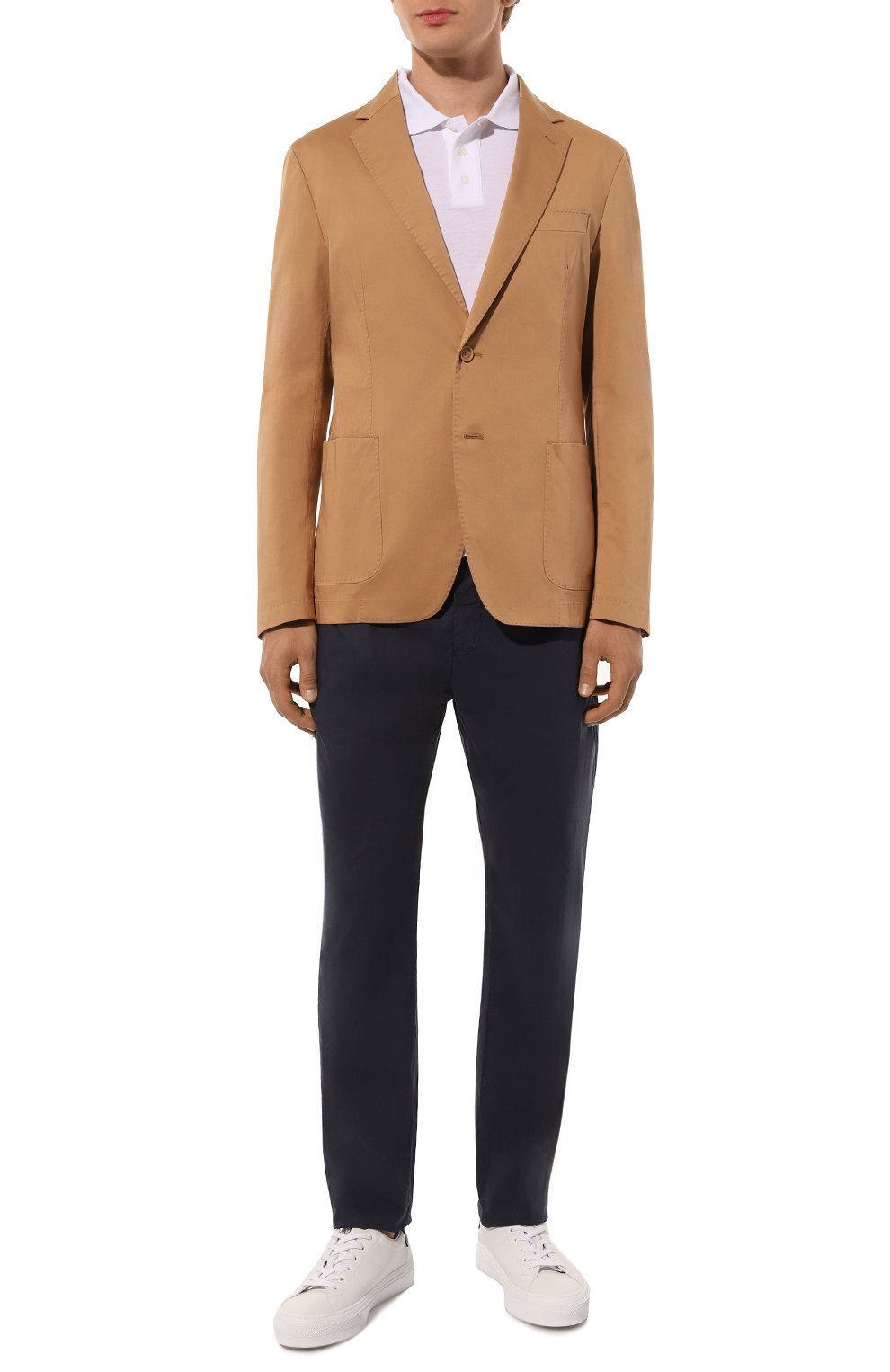 Брюки из хлопка и лиоцелла ANDREA CAMPAGNA, арт. GL0BE GD, фото 2