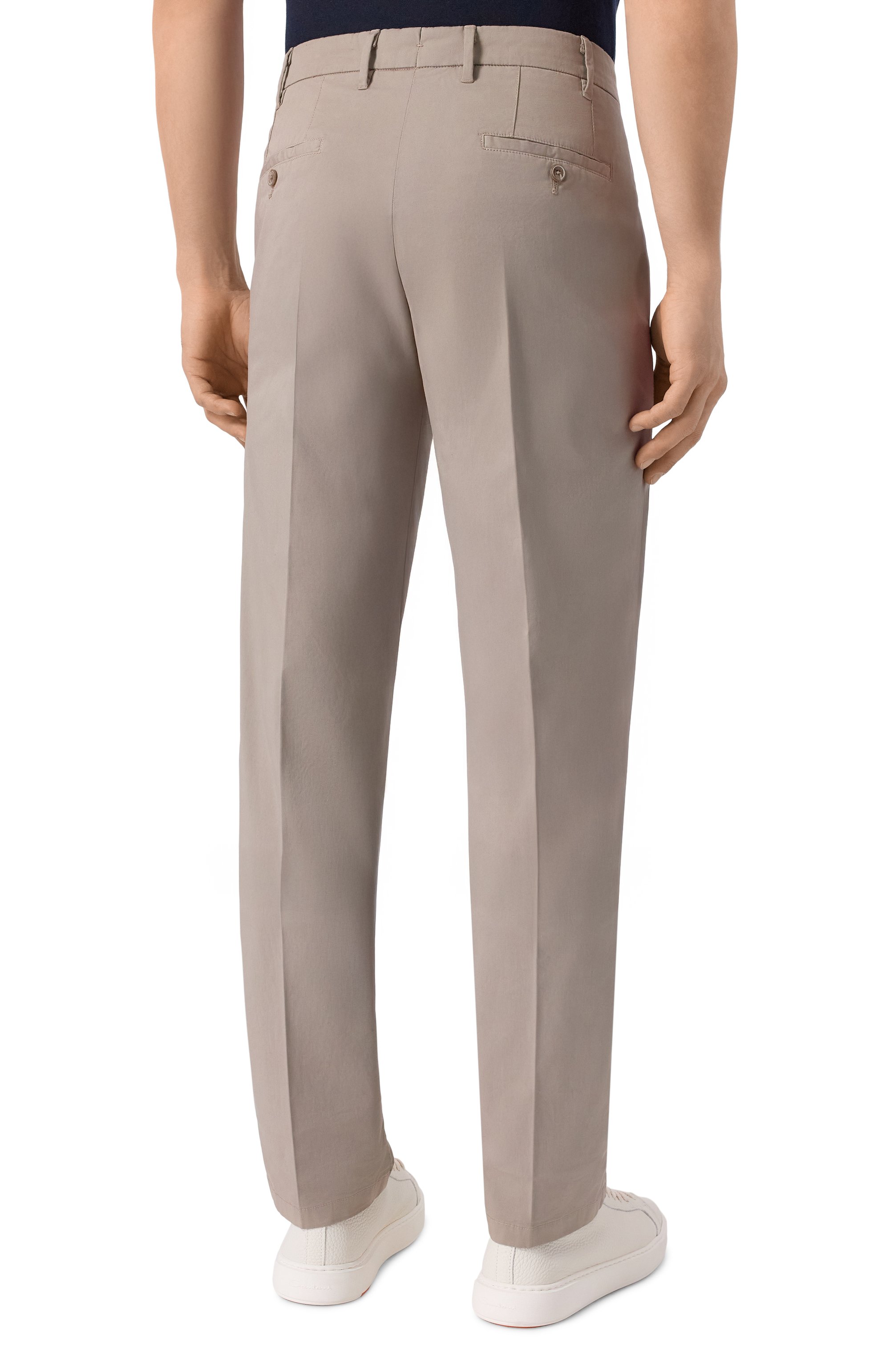 Хлопковые брюки FEDELI, арт. TUL00405/C0T0NE FLEX, фото 4