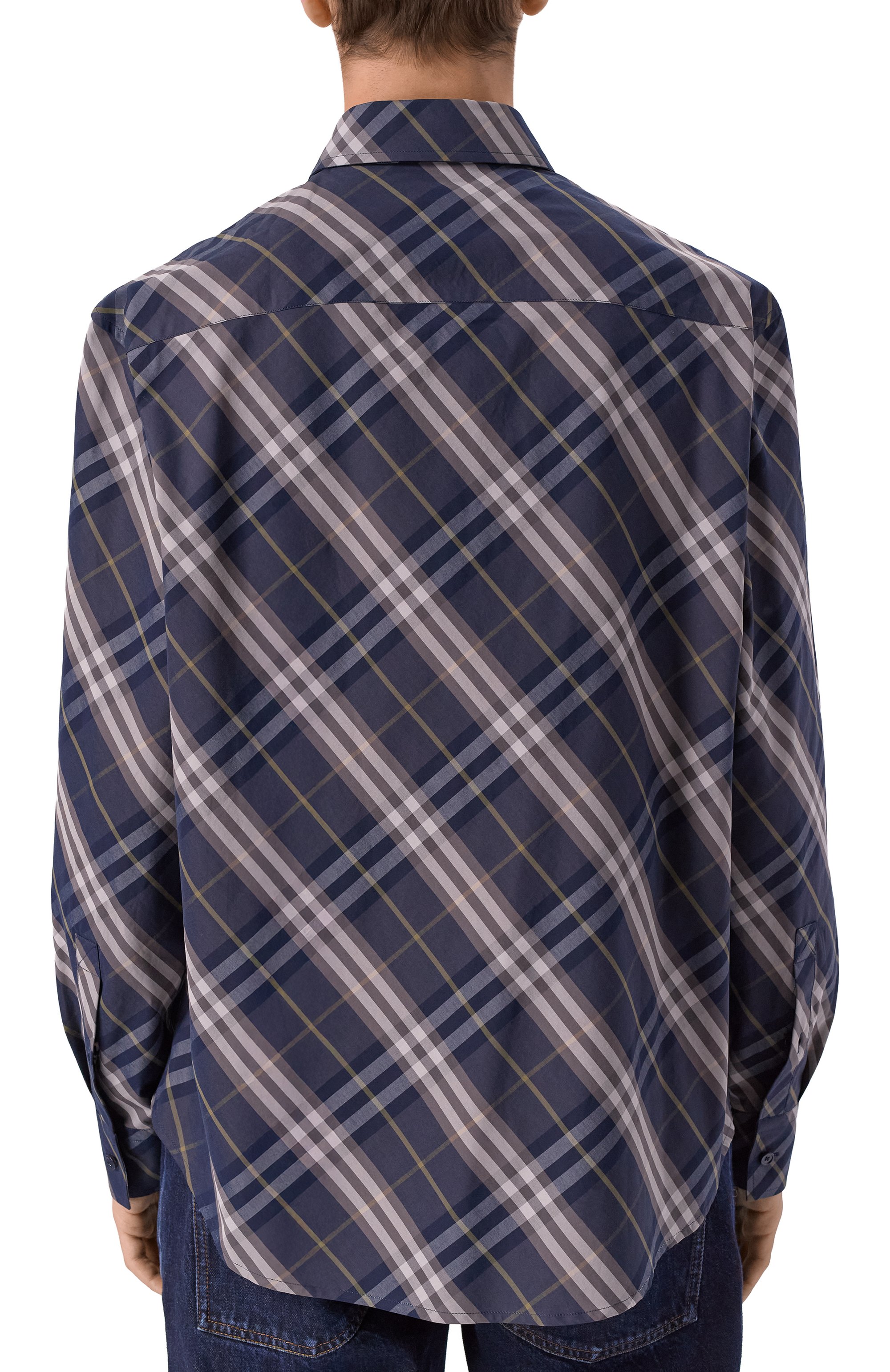 Хлопковая рубашка BURBERRY, арт. 8105201, фото 4