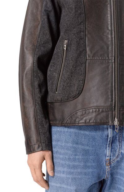 Кожаная куртка DIESEL, арт. A21119/0GSBK, фото 5