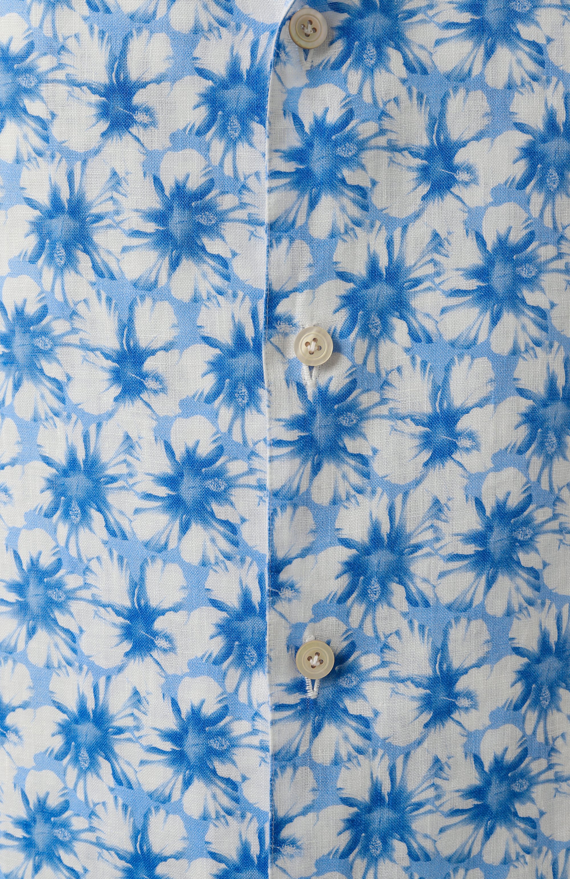 Льняная рубаш�ка KITON, арт. UMC028H0924701, фото 6