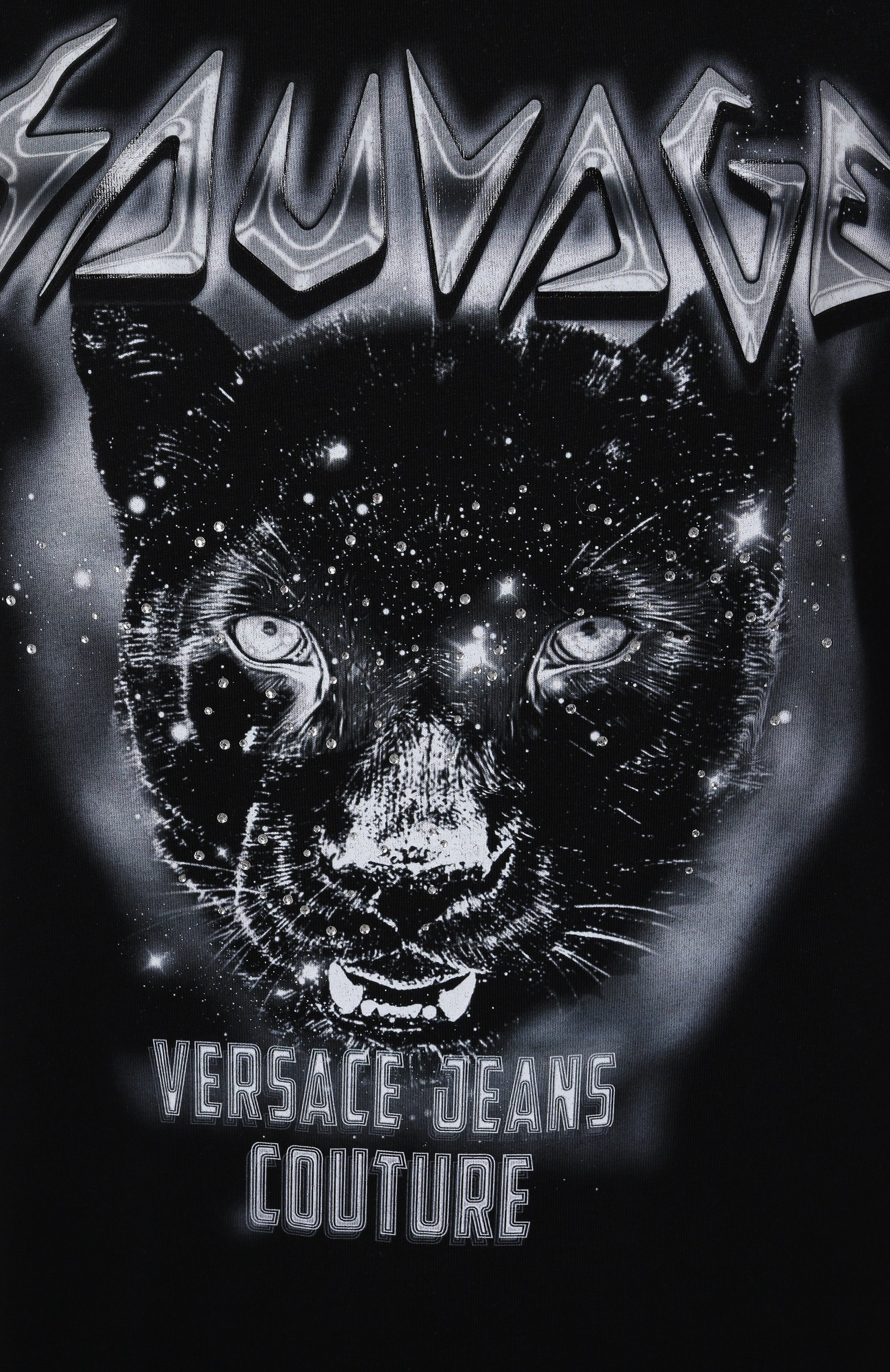 Хлопковый лонгслив VERSACE JEANS COUTURE, арт. 78HAHC04/CJ01C, фото 6