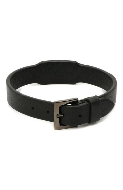 Кожаный браслет VALENTINO черного цвета по цене 17200 руб., арт. VY2J0M67/ADY, фото 2 Кожаный браслет VALENTINO, арт. VY2J0M67/ADY, фото 2