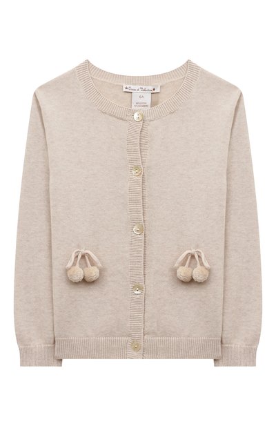 Хлопковый кардиган OSCAR ET VALENTINE, арт. CAR01M, фото 1