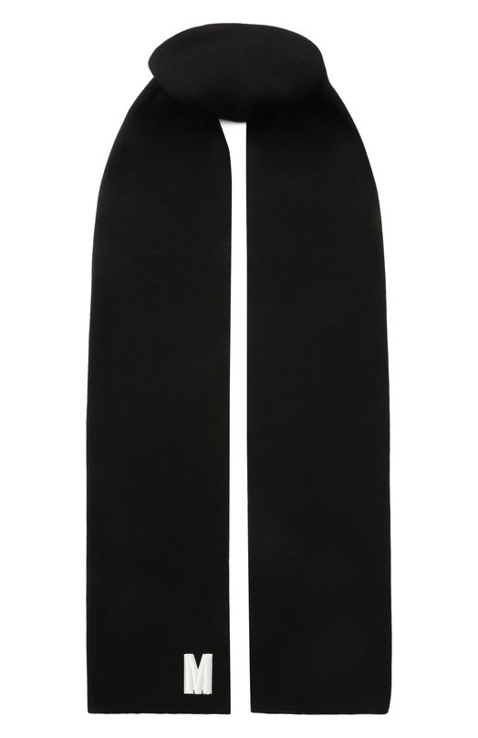 Шерстяной шарф Moschino 50244/M5876 Чёрный 50244/M5876