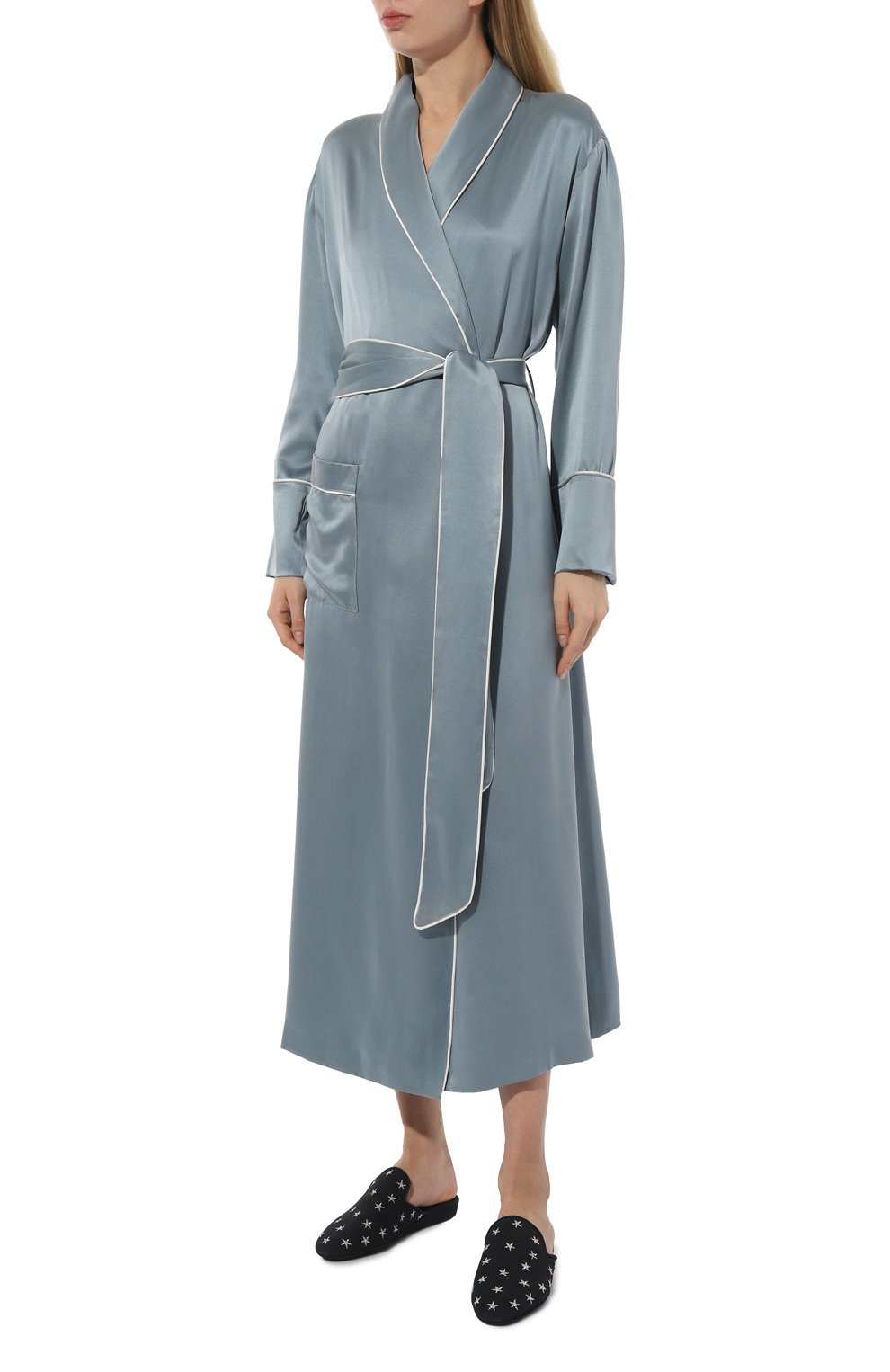 Шелковый халат KLEED LOUNGEWEAR, арт. R0LLER R0BE, фото 3