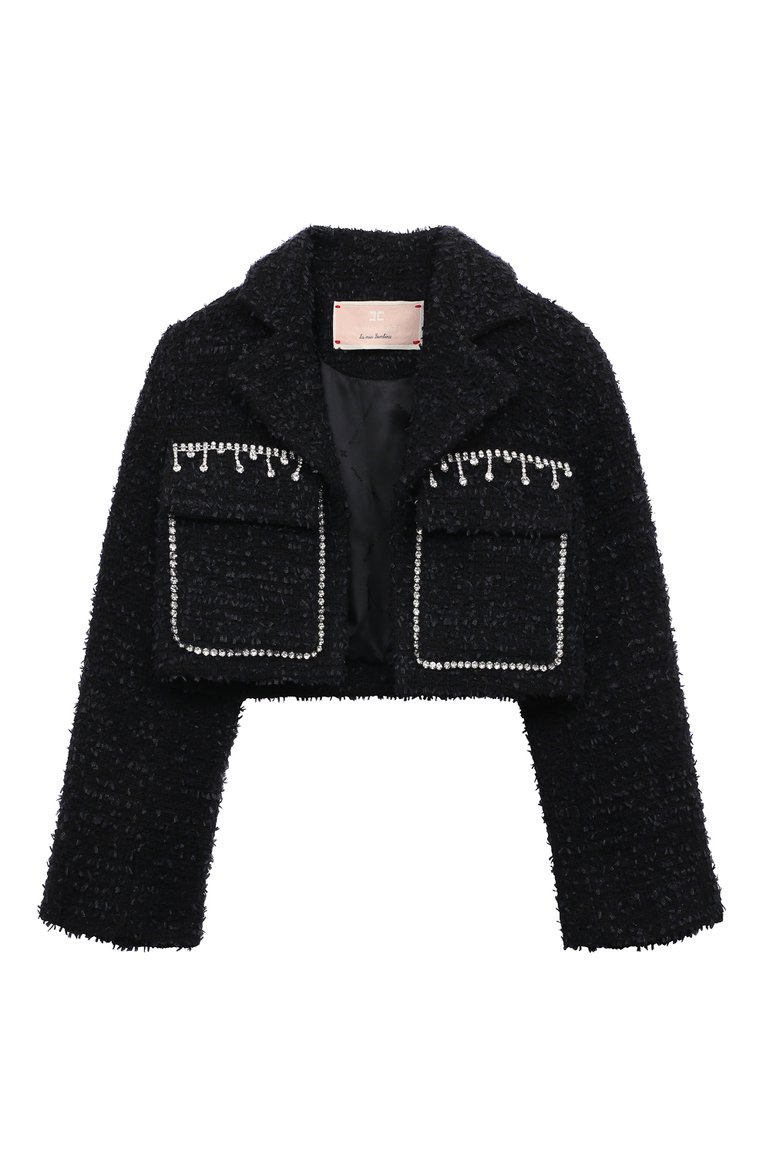 Твидовый жакет ELISABETTA FRANCHI LA MIA BAMBINA, арт. EFGC0480/TV641/4A-8A, фото 1