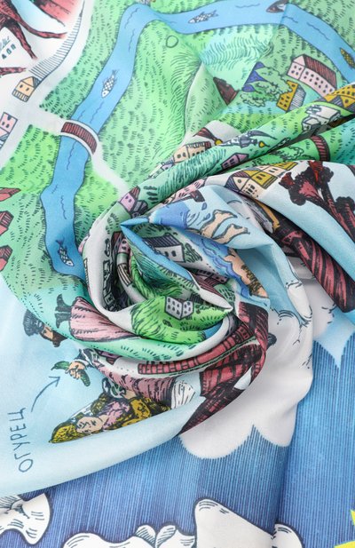 Шелковая шаль суздаль GOURJI, арт. 91158537/449161108, фото 3