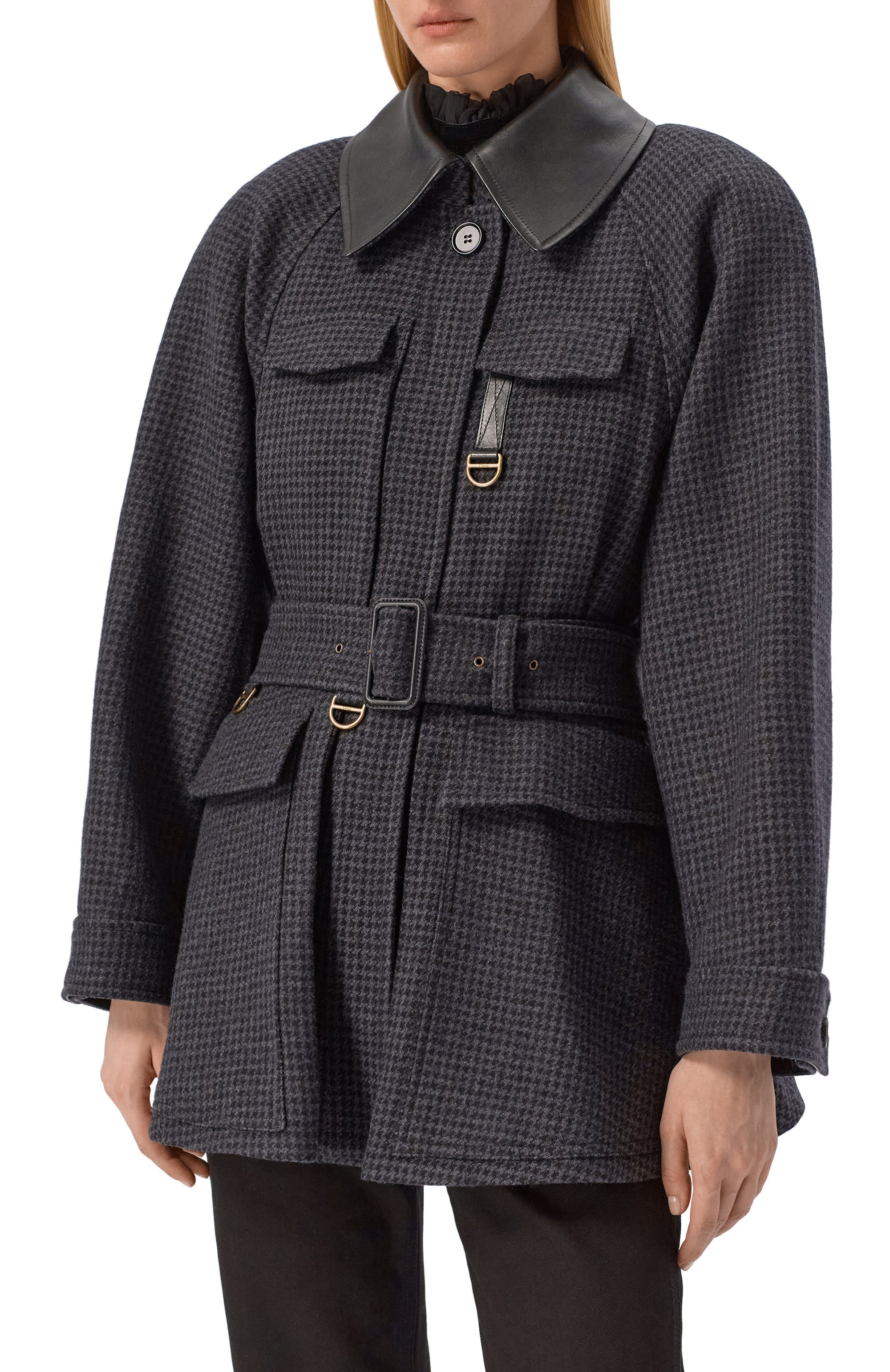 Шерстяное полупальто CHLOÉ, арт. CH25WVE17174, фото 3