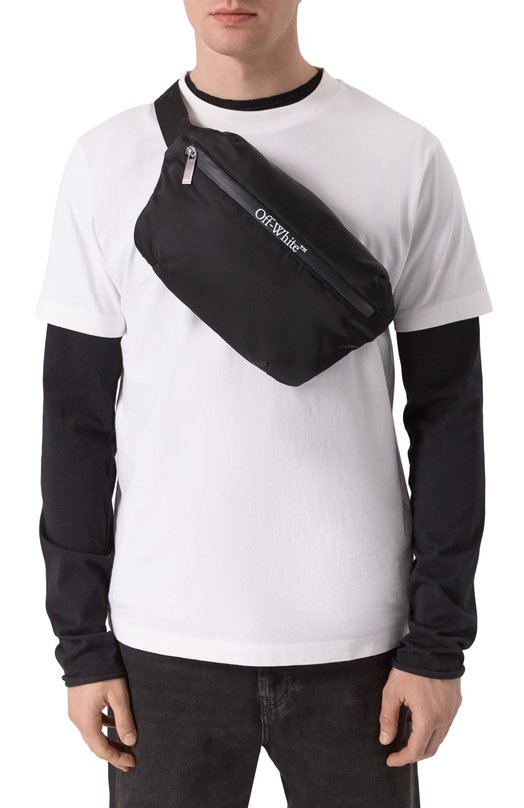 Поясная сумка Outdoor Off-White 0MN0037C99FAB001 Чёрный  0MN0037C99FAB001 Фото 2