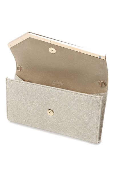 Клатч emmie JIMMY CHOO серебряного цвета по цене 107500 руб., арт. EMMIE/DGZ, фото 5 Клатч emmie JIMMY CHOO, арт. EMMIE/DGZ, фото 5