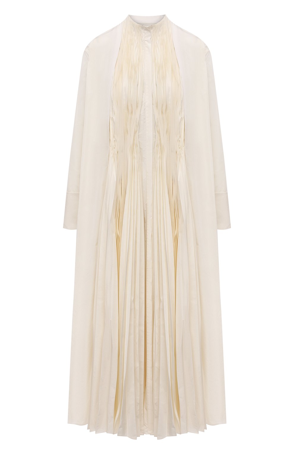 Платье JIL SANDER кремового цвета по цене 237500 руб., арт. JSWS505356-WS442200, фото 1 Платье JIL SANDER, арт. JSWS505356-WS442200, фото 1