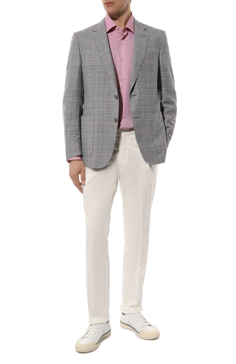 Пиджак из шерсти и хлопка CANALI, арт. 11288/FC05154, фото 2