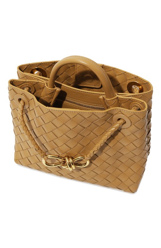 Сумка Andiamo small Bottega Veneta 766014/VCPP1 Бежевый  766014/VCPP1 Фото 5
