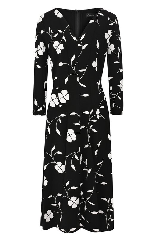 

Шерстяное платье Oscar de la Renta, Чёрный